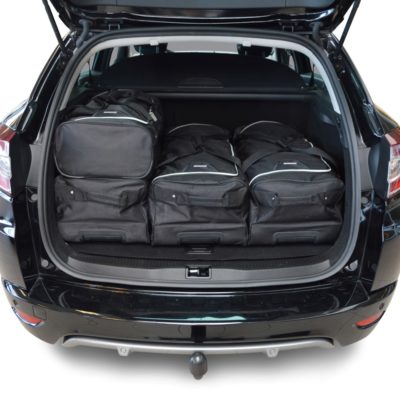 Pack de 6 sacs de voyage sur-mesure pour Renault Mégane III Estate - Grandtour (de 2009 à 2016) - Gamme Classique