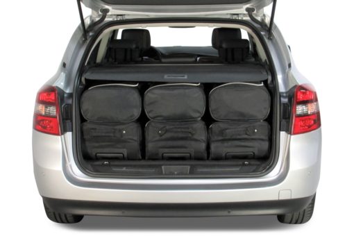 Pack de 6 sacs de voyage sur-mesure pour Renault Laguna III Estate - Grandtour (de 2007 à 2015) - Gamme Classique