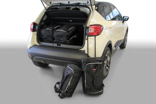 Pack de 6 sacs de voyage sur-mesure pour Renault Captur I (de 2013 à 2019) - Gamme Classique