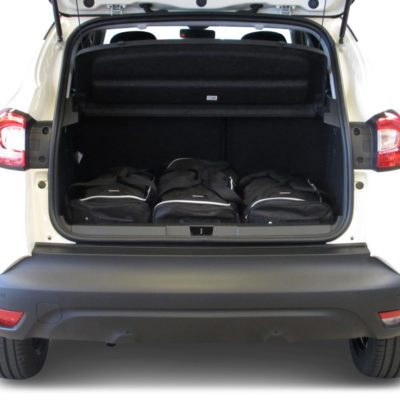 Pack de 6 sacs de voyage sur-mesure pour Renault Captur I (de 2013 à 2019) - Gamme Classique