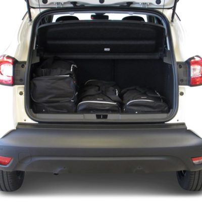 Pack de 6 sacs de voyage sur-mesure pour Renault Captur I (de 2013 à 2019) - Gamme Classique