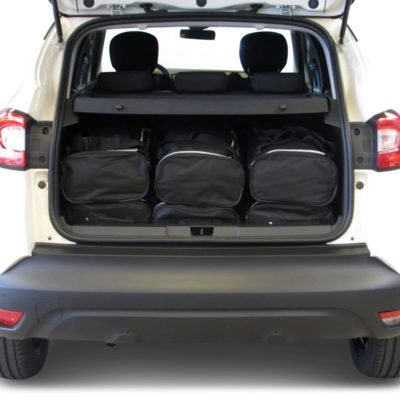 Pack de 6 sacs de voyage sur-mesure pour Renault Captur I (de 2013 à 2019) - Gamme Classique