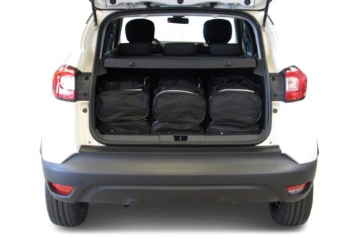 Pack de 6 sacs de voyage sur-mesure pour Renault Captur I (de 2013 à 2019) - Gamme Classique