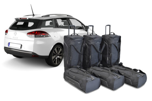 Pack de 6 sacs de voyage sur-mesure pour Renault Clio IV Estate - Grandtour (de 2013 à 2020) - Gamme Pro.Line