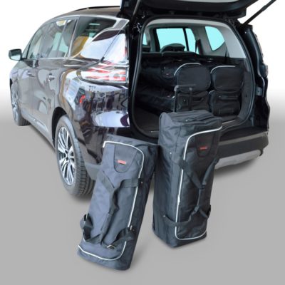 Pack de 6 sacs de voyage sur-mesure pour Renault Espace V (depuis 2015) - Gamme Classique