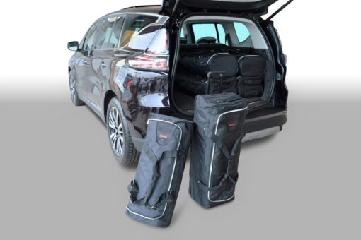 Pack de 6 sacs de voyage sur-mesure pour Renault Espace V (depuis 2015) - Gamme Classique