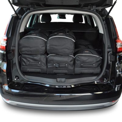 Pack de 6 sacs de voyage sur-mesure pour Renault Grand Scénic IV (depuis 2016) - Gamme Classique