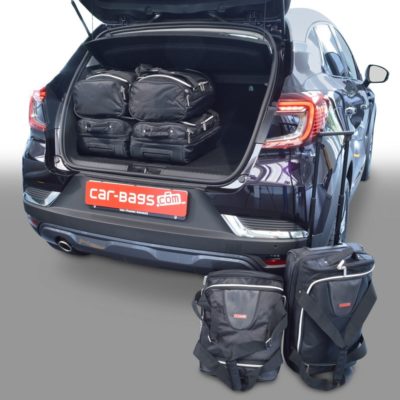 Pack de 6 sacs de voyage sur-mesure pour Renault Captur II (depuis 2019) - Gamme Classique