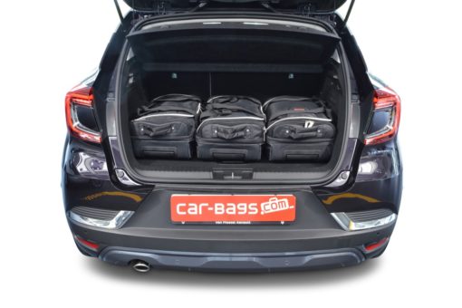 Pack de 6 sacs de voyage sur-mesure pour Renault Captur II (depuis 2019) - Gamme Classique