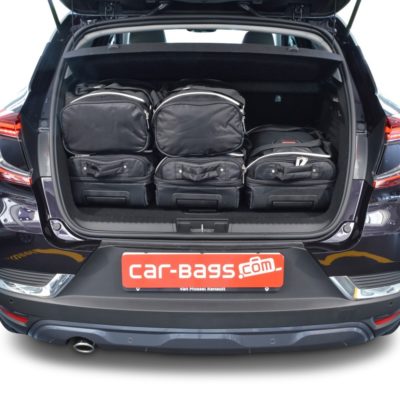 Pack de 6 sacs de voyage sur-mesure pour Renault Captur II (depuis 2019) - Gamme Classique