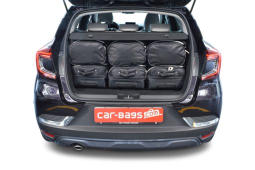 Pack de 6 sacs de voyage sur-mesure pour Renault Captur II (depuis 2019) - Gamme Classique