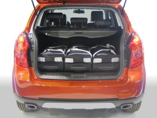 Pack de 6 sacs de voyage sur-mesure pour Ssangyong Korando (C200) (de 2010 à 2019) - Gamme Classique