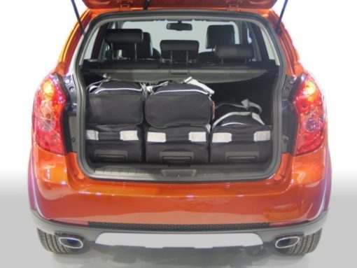 Pack de 6 sacs de voyage sur-mesure pour Ssangyong Korando (C200) (de 2010 à 2019) - Gamme Classique