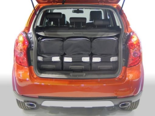 Pack de 6 sacs de voyage sur-mesure pour Ssangyong Korando (C200) (de 2010 à 2019) - Gamme Classique