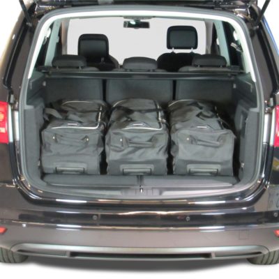 Pack de 6 sacs de voyage sur-mesure pour Seat Alhambra II (7N) (de 2010 à 2022) - Gamme Classique