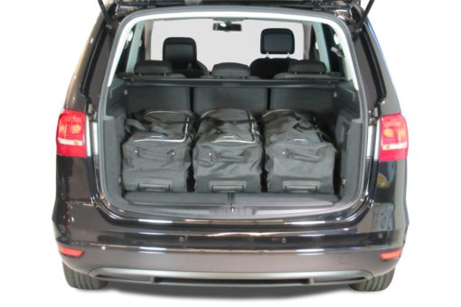 Pack de 6 sacs de voyage sur-mesure pour Seat Alhambra II (7N) (de 2010 à 2022) - Gamme Classique