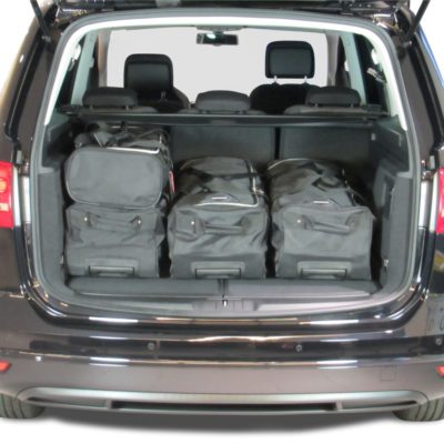 Pack de 6 sacs de voyage sur-mesure pour Seat Alhambra II (7N) (de 2010 à 2022) - Gamme Classique