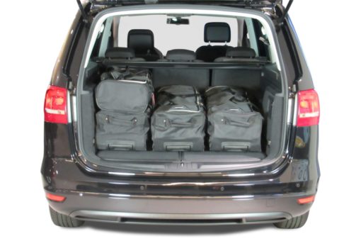 Pack de 6 sacs de voyage sur-mesure pour Seat Alhambra II (7N) (de 2010 à 2022) - Gamme Classique