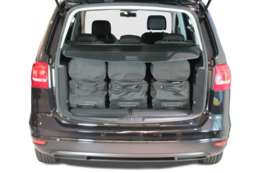 Pack de 6 sacs de voyage sur-mesure pour Seat Alhambra II (7N) (de 2010 à 2022) - Gamme Classique