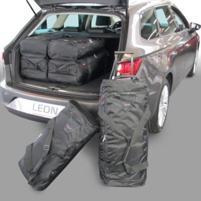 Pack de 6 sacs de voyage sur-mesure pour Seat Leon ST (5F) (de 2014 à 2020) - Gamme Classique