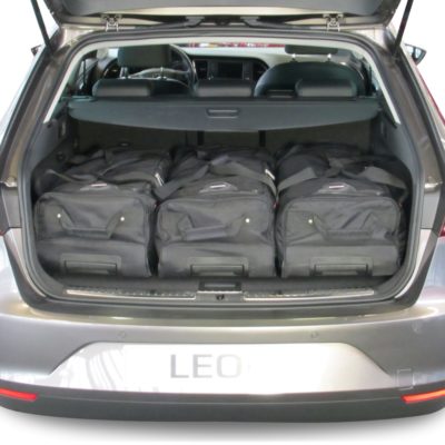 Pack de 6 sacs de voyage sur-mesure pour Seat Leon ST (5F) (de 2014 à 2020) - Gamme Classique