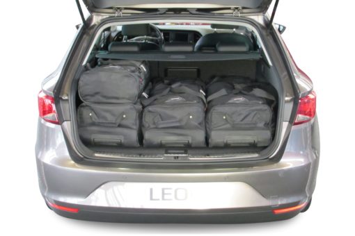 Pack de 6 sacs de voyage sur-mesure pour Seat Leon ST (5F) (de 2014 à 2020) - Gamme Classique