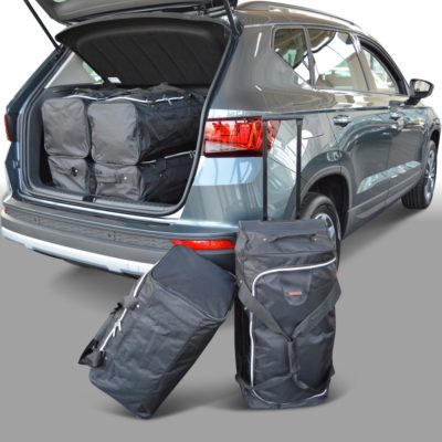 Pack de 6 sacs de voyage sur-mesure pour Seat Ateca (depuis 2016) - Gamme Classique