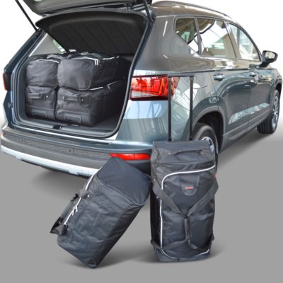 Pack de 6 sacs de voyage sur-mesure pour Seat Ateca (depuis 2016) - Gamme Classique