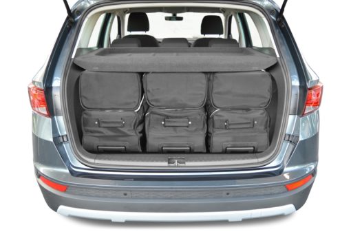 Pack de 6 sacs de voyage sur-mesure pour Seat Ateca (depuis 2016) - Gamme Classique