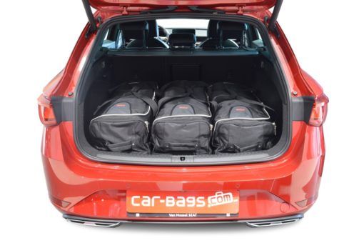 Pack de 6 sacs de voyage sur-mesure pour Seat Leon Sportstourer (KL) (depuis 2020) - Gamme Classique