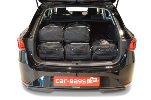 Pack de 6 sacs de voyage sur-mesure pour Seat Leon Sportstourer (KL) (depuis 2020) - Gamme Classique