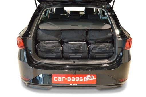 Pack de 6 sacs de voyage sur-mesure pour Seat Leon Sportstourer (KL) (depuis 2020) - Gamme Classique