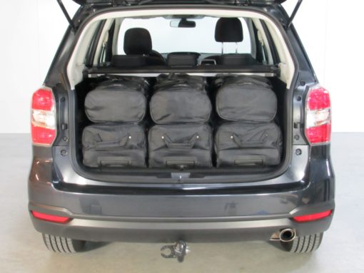 Pack de 6 sacs de voyage sur-mesure pour Subaru Forester IV (SJ) (de 2013 à 2018) - Gamme Classique