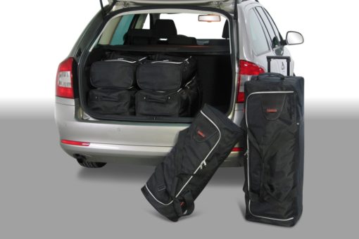 Pack de 6 sacs de voyage sur-mesure pour Skoda Octavia II Combi (1Z) (de 2004 à 2013) - Gamme Classique