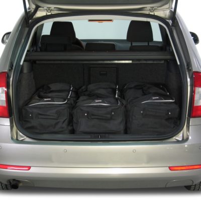 Pack de 6 sacs de voyage sur-mesure pour Skoda Octavia II Combi (1Z) (de 2004 à 2013) - Gamme Classique