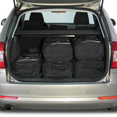 Pack de 6 sacs de voyage sur-mesure pour Skoda Octavia II Combi (1Z) (de 2004 à 2013) - Gamme Classique