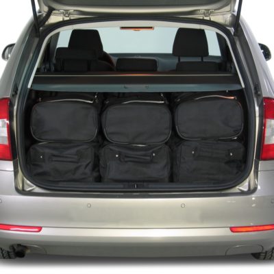 Pack de 6 sacs de voyage sur-mesure pour Skoda Octavia II Combi (1Z) (de 2004 à 2013) - Gamme Classique