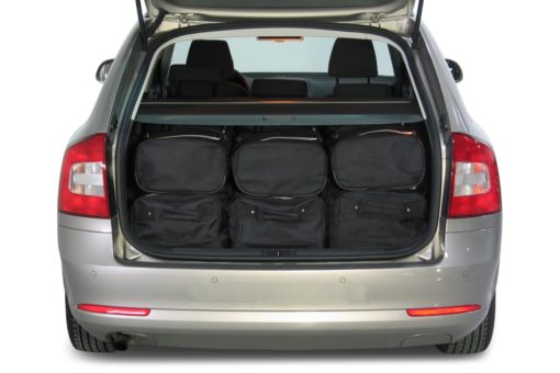 Pack de 6 sacs de voyage sur-mesure pour Skoda Octavia II Combi (1Z) (de 2004 à 2013) - Gamme Classique