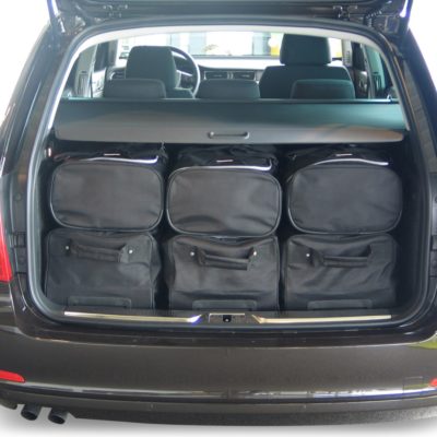 Pack de 6 sacs de voyage sur-mesure pour Skoda Superb II Combi (3T) (de 2009 à 2015) - Gamme Classique