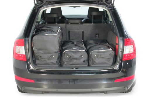 Pack de 6 sacs de voyage sur-mesure pour Skoda Octavia III Combi (5E) (de 2013 à 2020) - Gamme Classique