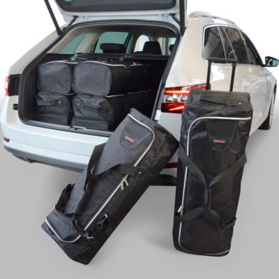 Pack de 6 sacs de voyage sur-mesure pour Skoda Superb III Combi (3V) (depuis 2015) - Gamme Classique