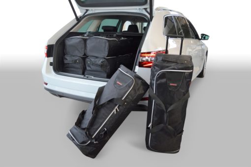 Pack de 6 sacs de voyage sur-mesure pour Skoda Superb III Combi (3V) (depuis 2015) - Gamme Classique