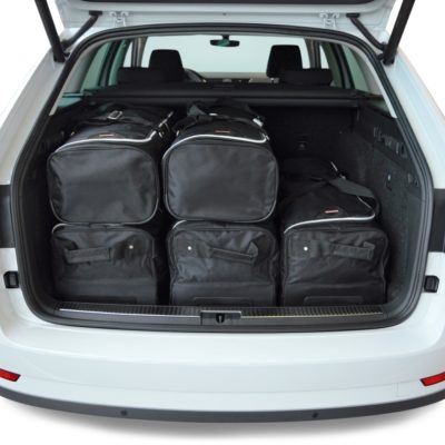 Pack de 6 sacs de voyage sur-mesure pour Skoda Superb III Combi (3V) (depuis 2015) - Gamme Classique