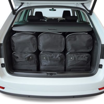 Pack de 6 sacs de voyage sur-mesure pour Skoda Superb III Combi (3V) (depuis 2015) - Gamme Classique