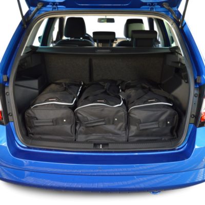 Pack de 6 sacs de voyage sur-mesure pour Skoda Fabia III Combi (NJ) (depuis 2014) - Gamme Classique