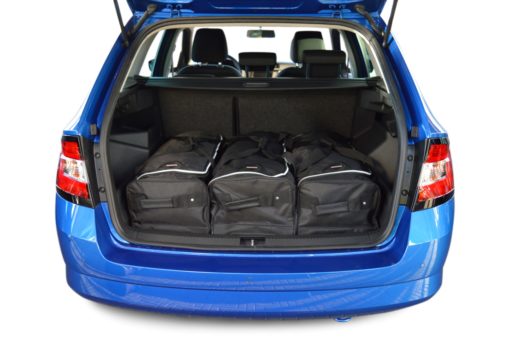 Pack de 6 sacs de voyage sur-mesure pour Skoda Fabia III Combi (NJ) (depuis 2014) - Gamme Classique