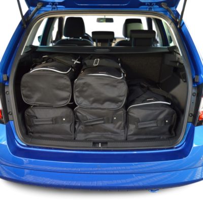 Pack de 6 sacs de voyage sur-mesure pour Skoda Fabia III Combi (NJ) (depuis 2014) - Gamme Classique