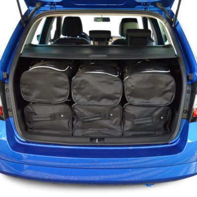 Pack de 6 sacs de voyage sur-mesure pour Skoda Fabia III Combi (NJ) (depuis 2014) - Gamme Classique