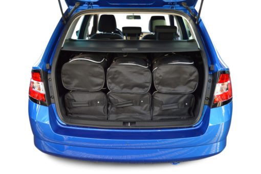 Pack de 6 sacs de voyage sur-mesure pour Skoda Fabia III Combi (NJ) (depuis 2014) - Gamme Classique