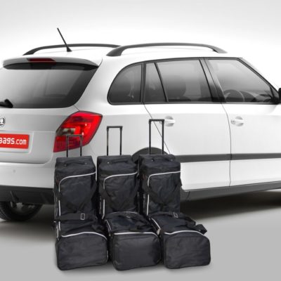 Pack de 6 sacs de voyage sur-mesure pour Skoda Fabia II Combi (5J) (de 2007 à 2014) - Gamme Classique